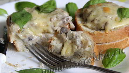 Рецепт быстрого жульена с грибами без кокотниц