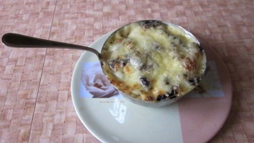 Рецепт грибного жульена со сливками