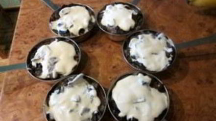 Рецепт грибного жульена со сливками