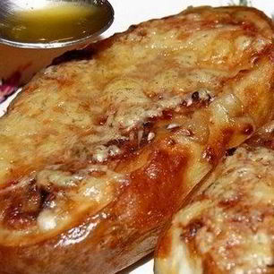 Рецепт Грибного жульена в картофельных кокотницах