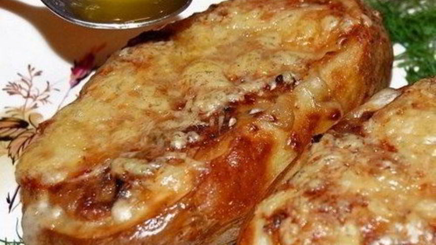 Рецепт грибного жульена в картофельных кокотницах