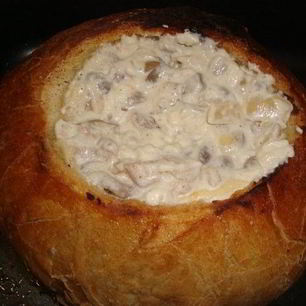 Рецепт Куриного жюльена в хлебе