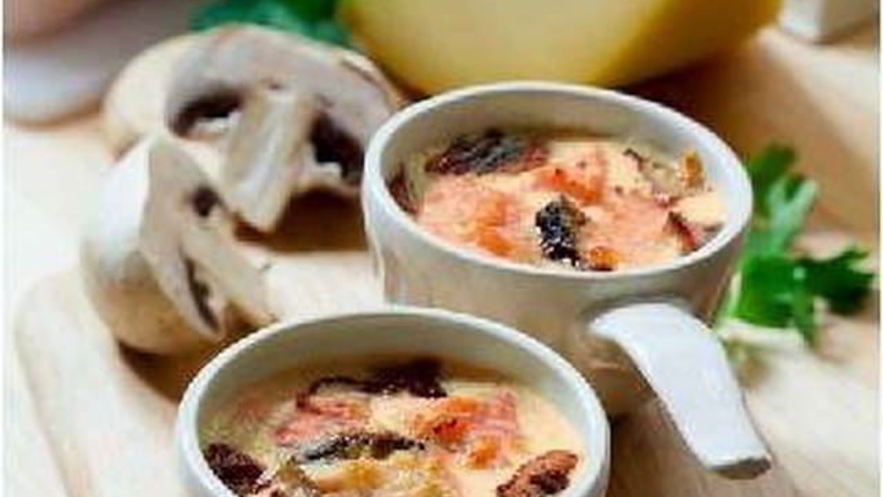 Рецепт румяного жюльена с рыбой