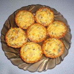 Рецепт Тарталеток с жульеном в сыре с шампиньонами