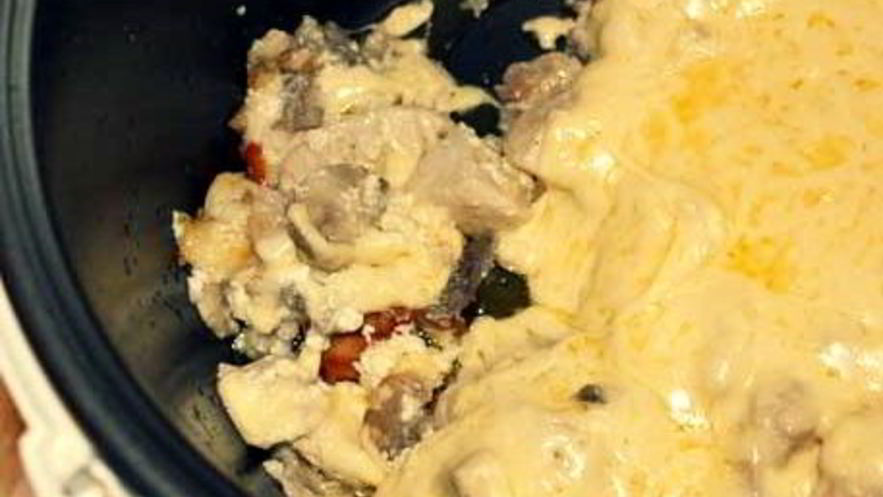 Рецепт жульена грибного в мультиварке