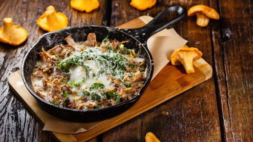 Рецепт жульена из лисичек