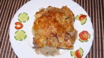 Рецепт жульена с фаршем