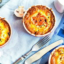 Рецепт Жульена с грибами и сыром