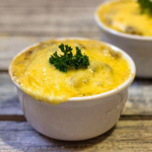 Рецепт Жульена с грибами в духовке