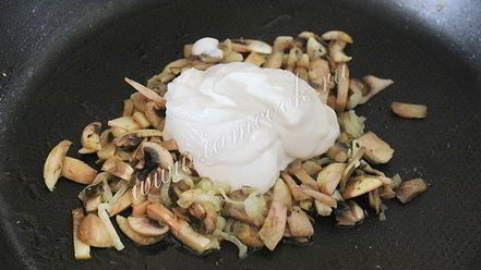 Рецепт жульена с грибами в тарталетках