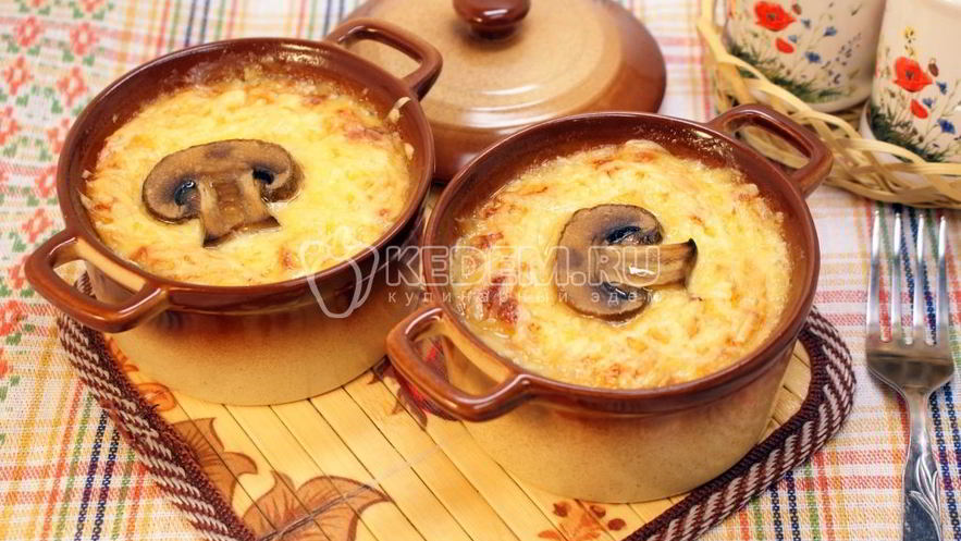 Рецепт жульена с грибами