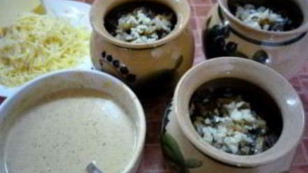 Рецепт жульена с картошкой и грибами