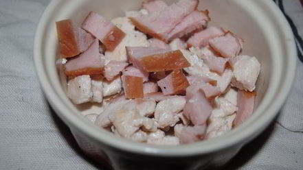 Рецепт жульена с копченой индейкой