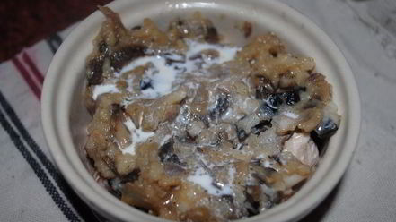 Рецепт жульена с копченой индейкой