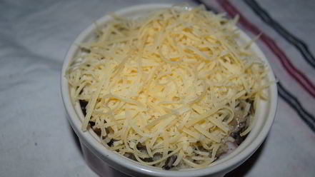 Рецепт жульена с копченой индейкой