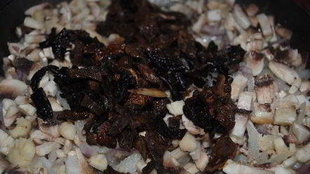 Рецепт жульена с копченой индейкой