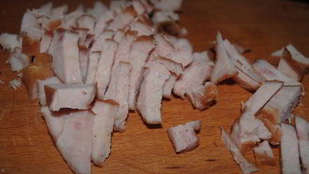 Рецепт жульена с копченой индейкой