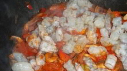 Рецепт жульена с креветками