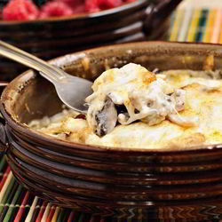 Рецепт Жульена с куриной грудкой в духовке