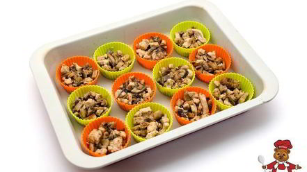 Рецепт жульена с курицей и грибами в духовке