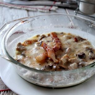 Рецепт Жульена со свининой и грибами