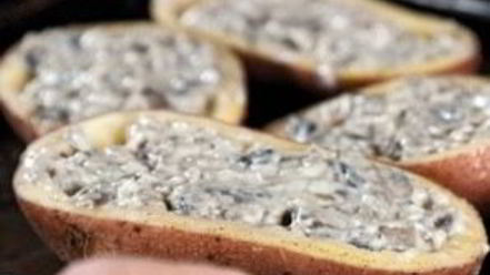 Рецепт жульена в картофеле