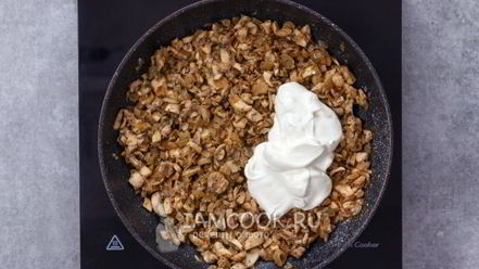 Рецепт жульена в тарталетках с грибами и сыром