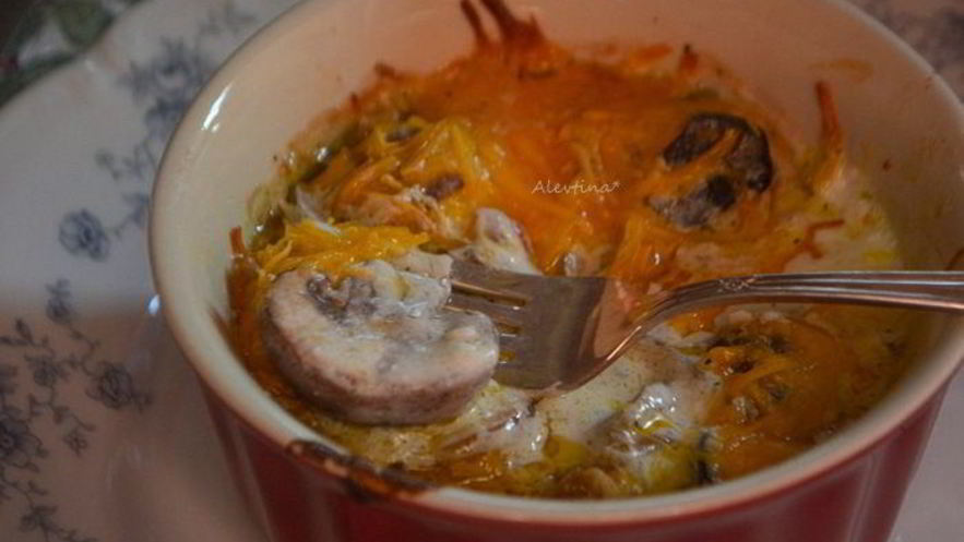 Рецепт жюльена грибной по-русски