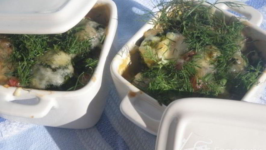 Рецепт жюльена из брокколи и грибов