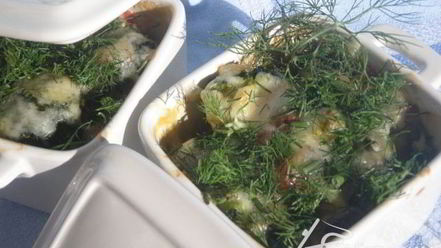 Рецепт жюльена из брокколи и грибов