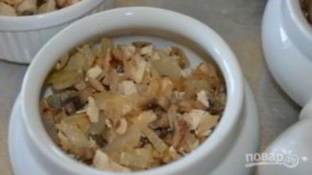 Рецепт жюльена из грибов с курицей