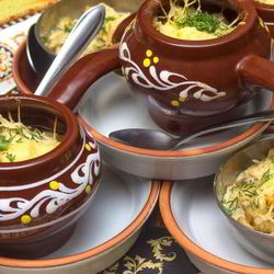 Рецепт Жюльена из свежих грибов с зеленью