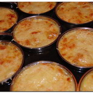 Рецепт Жюльена с курицей и грибами из простых продуктов