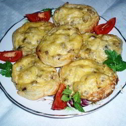 Рецепт Жюльена в слоеном тесте