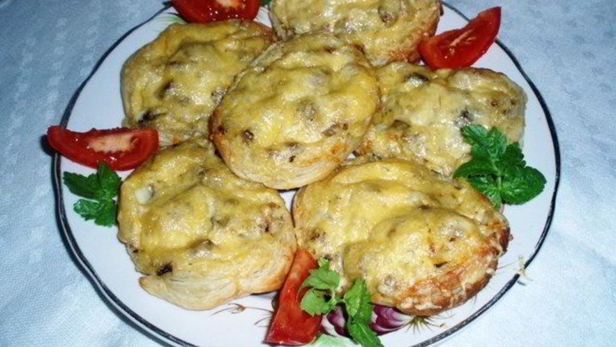 Рецепт жюльена в слоеном тесте