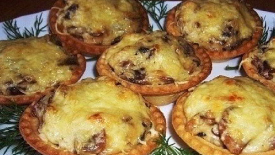 Рецепт жюльена в тарталетках